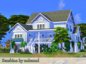 Sims 4 — Seashine / No CC by nolcanol — Seashine is a family home. It fits perfectly into an environment where the view