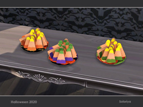 Sims 4 — Halloween 2020. Cookies by soloriya — Decorative cookies. Part of Halloween 2020 set. 3 color variations.