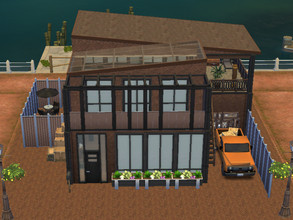 Sims 4 — Brindelton loft by Anny_M4 — This is a loft at the pier of Brindelton Bay,part of the Coast to Coast Collab. It