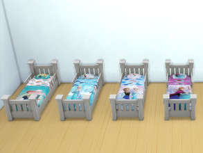 Sims 4 — Frozen beds for toddlers by Arisha_214 — Beds for little Frozen fans :)