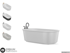 Sims 4 — Erbium Bathtub by wondymoon — - Erbium Bathroom - Bathtub - Wondymoon|TSR - Creations'2020
