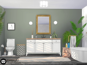 Sims 4 — Erbium Bathroom by wondymoon — Erbium Bathroom! Have fun! - Set Contains * Bathroom Sink * Bathroom Mirror *