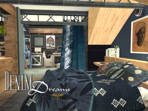 Sims 4 — Rooms - Denim Dreams by fredbrenny — Here's another room for you which I designed using all the wonderful