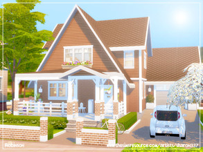 Sims 4 — Robinson - Nocc by sharon337 — 30 x 20 lot. Value $132,925 3 Bedrooms 2 Bathrooms Living Room Kitchen / Dining