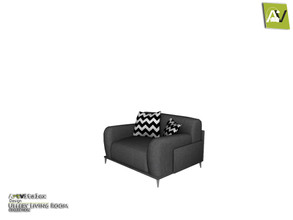 Sims 3 — Ullery Seat Single by ArtVitalex — - Ullery Seat Single - ArtVitalex@TSR, Sep 2020
