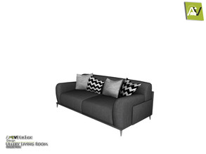 Sims 3 — Ullery Seat Double by ArtVitalex — - Ullery Seat Double - ArtVitalex@TSR, Sep 2020