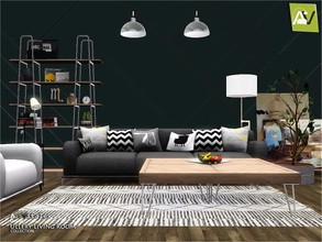Sims 3 — Ullery Living Room by ArtVitalex — - Ullery Living Room - ArtVitalex@TSR, Sep 2020 - All objects are recolorable
