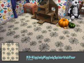 Sims 4 — MB-HiggledyPiggledySpiderWebFloor by matomibotaki — MB-HiggledyPiggledySpiderWebFloor, cute and fluffy helloween