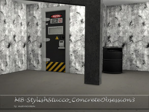 Sims 4 — MB-StylishStucco_ConcreteObsession3 by matomibotaki — MB-StylishStucco_ConcreteObsession3, rought concrete