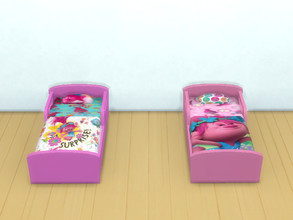Sims 4 — Trolls beds for toddlers by Arisha_214 — Beds for little Trolls fans :)