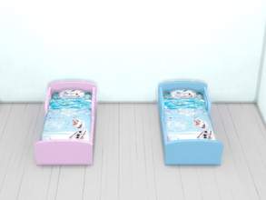 Sims 4 — Frozen Olaf beds for toddlers by Arisha_214 — Olaf bed for little Frozen fan :)