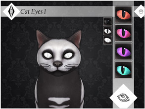 Sims 4 — Cat Eyes 1 - EP04 Needed by AleNikSimmer — Additional fantasy swatches I made for cat eyes, especially familiars