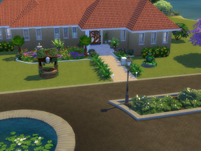 Sims 4 — RDV_Majestic Mediterranean (No CC) by Rowena DeVandal — Do you need a hand with the Mansion Baron achievement?