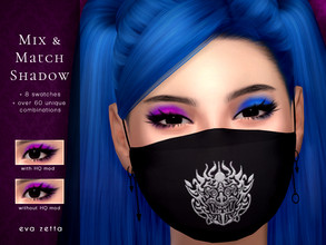 Sims 4 — Mix & Match Eyeshadow - Eva Zetta by Eva_Zetta — A customizable eyeshadow you can mix and match to your