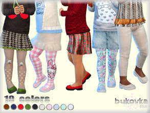 Sims 4 — Shoes Toddler F by bukovka — Shoes for toddler girls. Are set independently, the new mesh mine included.
