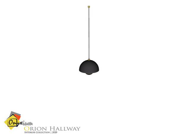 Sims 4 — Orion Ceiling Lamp Medium by Onyxium — Onyxium@TSR Design Workshop Hallway Collection | Belong To The 2020 Year