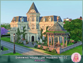 Sims 4 — Darkwing House University Housing No CC by MikkiMur_sims — University Housing for Britechester, No CC. Size -