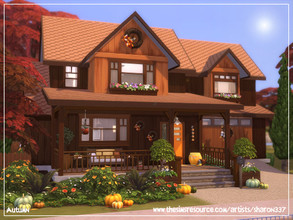 Sims 4 — Autumn - Nocc by sharon337 — 30 x 20 lot. Value $101,497 3 Bedrooms 3 Bathrooms Living Room Kitchen / Dining