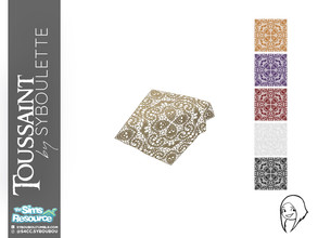 Sims 4 — Toussaint - Lace cloth by Syboubou — This lace little cloth will decorate nicely your fireplace or table in a