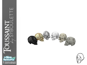 Sims 4 — Toussaint - Skull by Syboubou — This is a skull to decorate your interior with a... death touch? Is it real? Is