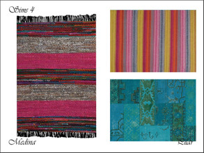 Sims 4 — Medina rug by Pilar — Objects to be used together or combined with other styles