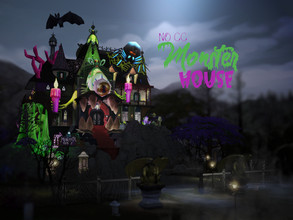Sims 4 — Monster House by VirtualFairytales — Happy Halloween! Let's celebrate with your monsterous Sims! This house