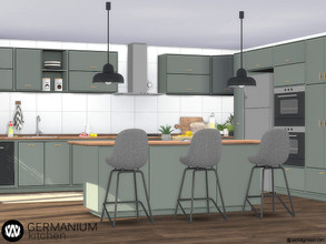 Sims 4 — Germanium Kitchen Part I by wondymoon — Germanium kitchen part I; Surfaces! **Stoves are not functional! Have