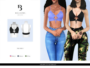 Sims 3 — Strappy Cut Out Bralet by Bill_Sims — YA/AF Everyday/Formal Available for Maternity Recolorable - 1 Channel 2
