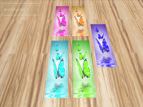 Sims 4 — Butterfly Yoga Mat-REQUIRES SPA DAY by momfnh48 — Follow me on tumblr - https://www.tumblr.com/blog/tricsimmer