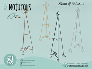 Sims 4 — Naturalis Easel by SIMcredible! — by SIMcredibledesigns.com available at TSR 6 colors variations