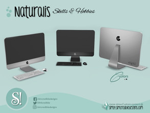 Sims 4 — Naturalis computer by SIMcredible! — by SIMcredibledesigns.com available at TSR 2 colors variations