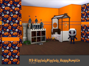 Sims 4 — MB-HiggledyPiggledy_HappyPumpkin by matomibotaki — MB-HiggledyPiggledy_HappyPumpkin, cute helloween wallpaper