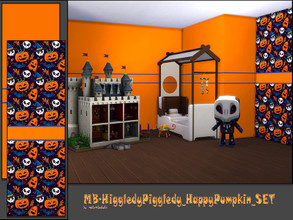 Sims 4 — MB-HiggledyPiggledy_HappyPumpkin by matomibotaki — MB-HiggledyPiggledy_HappyPumpkin_SET, 2 cute helloween