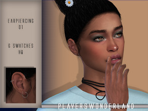 Sims 4 — Ear Piercings - CC Colaboration Part 2 by PlayersWonderland — This is part two of the CC colaboration with