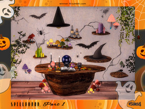 Sims 4 — Spellbound Part 1 by Winner9 — Spellbound set made specially for modern witches who prefer working from home