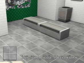 Sims 4 — MB-StonyStyle_MetroFloor by matomibotaki — MB-StonyStyle_MetroFloor underground/subway tile floor, part of the