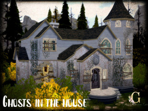 Sims 4 — Ghosts in the house by GenkaiHaretsu — Old ruined house with ghosts, but, who dont like live in house like this?