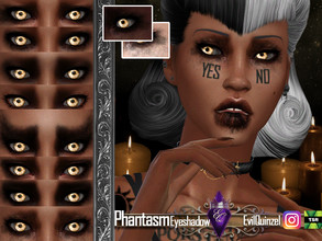 Sims 4 — Phantasm Eyeshadow by EvilQuinzel — - Eyeshadow category; - Female and male; - Teen + ; - All species; - 8