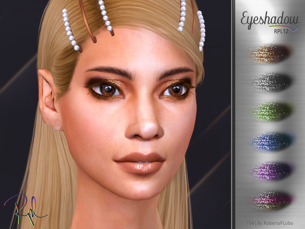 Sims 4 — Eyeshadow RPL10 by RobertaPLobo — :: 6 swatches :: Female (Adult) :: HQ mod compatible :: Custom thumbnail ::