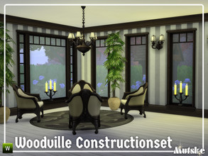 Sims 4 — Woodville Constructionset Part 1 by Mutske — This is the first part of the Woodville Construction. These are