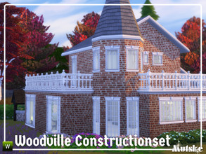 Sims 4 — Woodville Constructionset Part 2 by Mutske — This is the second part of the Woodville Construction. These are
