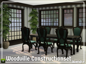 Sims 4 — Woodville Constructionset Part 3 by Mutske — This is the third part of the Woodville Construction. These are