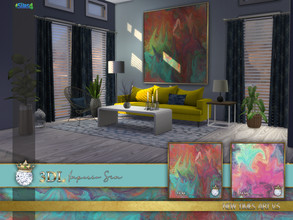 Sims 4 — 3DL Imperio Sim New Times Art v5 by eddielle — Stunning digital art for your stylish sim. 2 versions