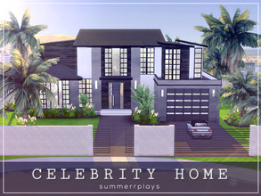 Sims 4 — Celebrity Home  by Summerr_Plays — Celebrity home in Del Sol Valley. Perfect for a musician or music producer.