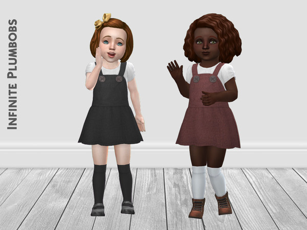 Sims 4 — IP Toddler Knee High Socks by InfinitePlumbobs — Toddler Knee High Socks to accompany all those pretty Autumnal