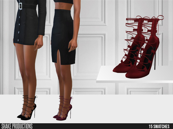 Sims 4 — ShakeProductions 545 - High Heels by ShakeProductions — Shoes/ Boots-Heels New Mesh All LODs Handpainted 15
