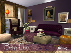 Sims 4 — Boho Chic - Living by fredbrenny — Boho Chic. Yes, the roommates are so different. I talked to both of them, and