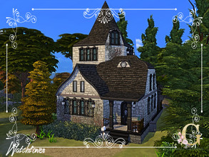 Sims 4 — Watchtower by GenkaiHaretsu — House in old watchtower in windenburg woods.