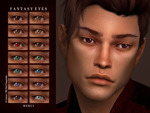 Sims 4 — Fantasy Eyes by -Merci- — New Eyecolors for Sims4 -Eyecolors for both genders and all ages. -No allow for