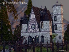 Sims 4 — MB-Bewitched_Castle by matomibotaki — The small castle stands secluded and lonely in the nearby forest. Nobody
